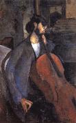 Amedeo Modigliani The Cellist oil painting on canvas